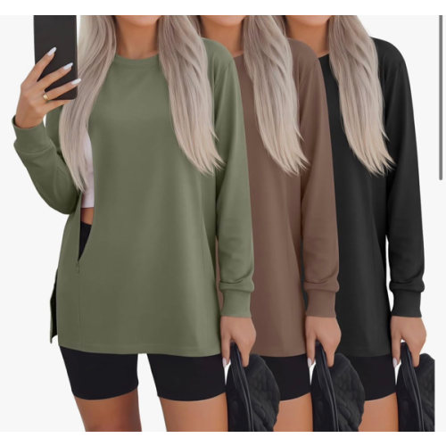 Ficerd 3 Pack Women's Nursing Tops for Breastfeeding