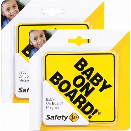 Safety 1st Baby On Board Sign Magnet (Pack of 2)