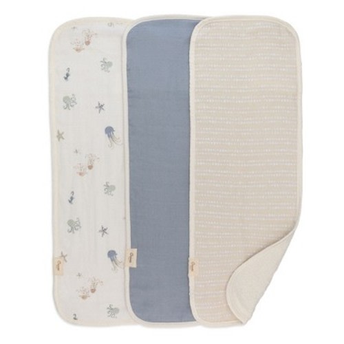 Cove 3-pc. Newborn Burp Cloth Set