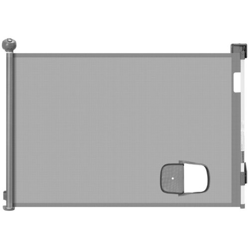 Retractable Baby Safety Gate With Cat Aisle