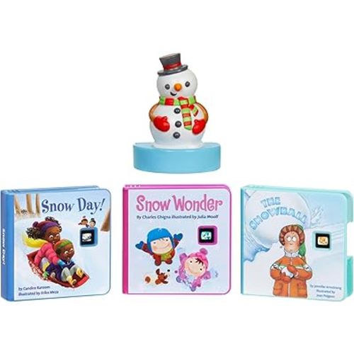 Little Tikes Snowy Day Collection, Storytime, Books, Audio Play Character, Gift and Toy for Toddlers and Kids Girls Boys Ages 3+ Years