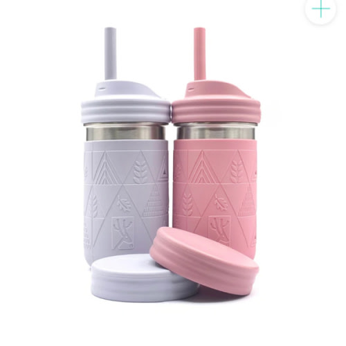 Stainless Steel 14oz Drinking Tumblers + Food Storage (Blush/Lilac)