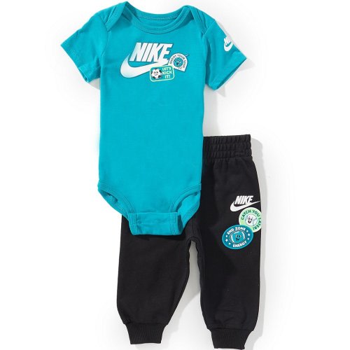 Nike Baby Short Sleeve Icon Bodysuit And Pants Set