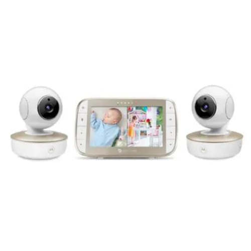 VM50G-2 5" WiFi Video Baby Monitor with 2 Cameras - White