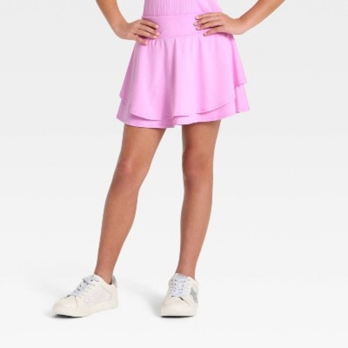 Girls' Knit Active Skort - All In Motion™ Light Violet S