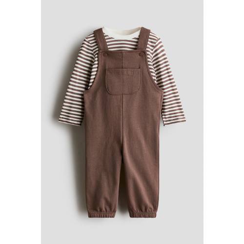2-PIECE OVERALL AND SHIRT SET