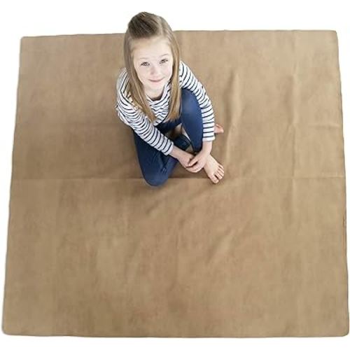 SONDER Leather Multipurpose Mat - Kids Modern Picnic Mat - Waterproof and Sand Proof Beach Blanket - Indoor Outdoor Play Mats - with Carrying Strap for EasyTravel