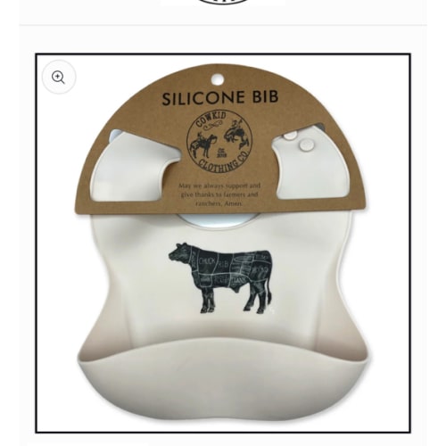 Cream Beef Cuts Bib – Cowkid Clothing Company