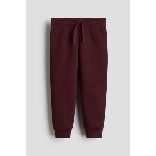 BRUSHED-INSIDE JOGGERS (dark red 6x/7)