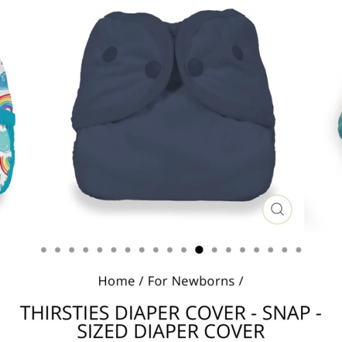 Thirsties Diaper Cover - Snap - sized diaper cover