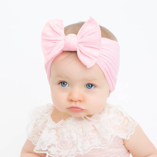 Baby Girl Gift, Baby Bow Headband, Baby Girl Headbands, Newborn Baby Headbands, Baby Shower Gift, Cable Knit Bow,