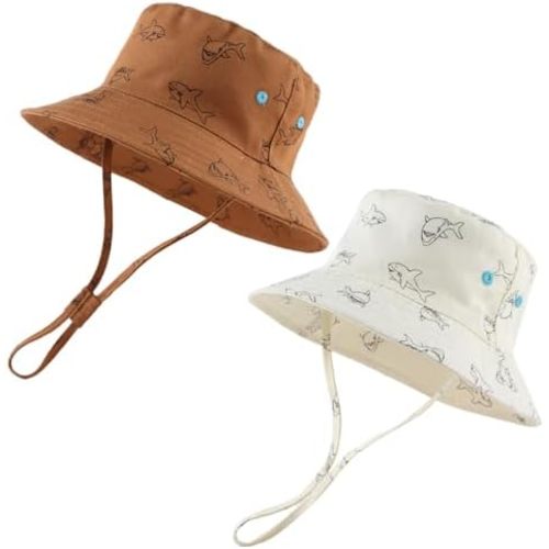 Toddler Boy Sun Hat Summer Baby Bucket Hat Infant Boys Beach Cap UPF 50+ Kids Sun Protection Hat