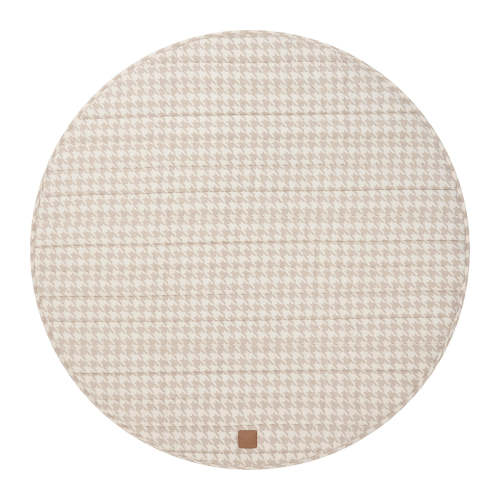 Houndstooth Linen Baby Play Mat – The Muse Edition