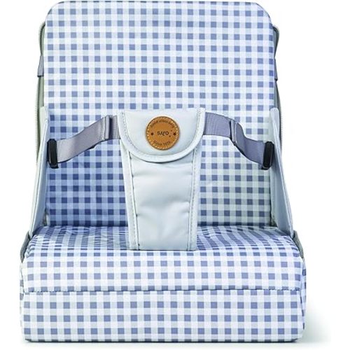 SARO Portable Booster Seat (Gray Vichy)