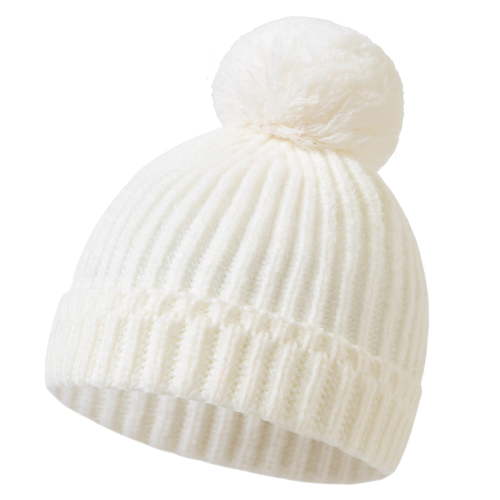 ZACPNCV Baby Beanie Hat Infant Newborn Toddler Winter Warm Knit Cap Winter Warm Hat White 0-12 Months