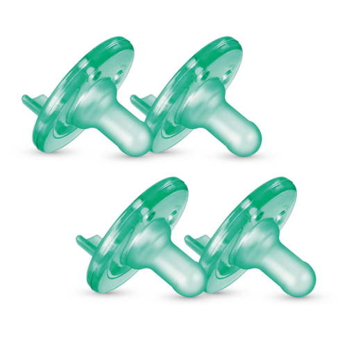 Philips Avent Soothie Pacifier 0-3m, green/green, 4 pack, SCF190/41