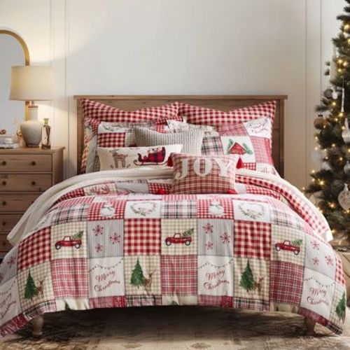 Home For Christmas King/Cal King Comforter Set - Levtex Home