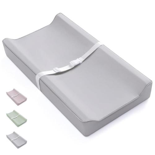 Vegan Leather Changing Pad with & Wipe-Clean PU Cover, Standard - TikTok Shop