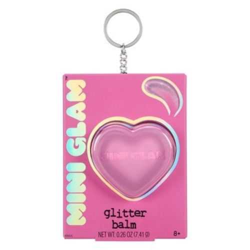 Mini Glam Cosmetics - Heart Glitter Balm Berry