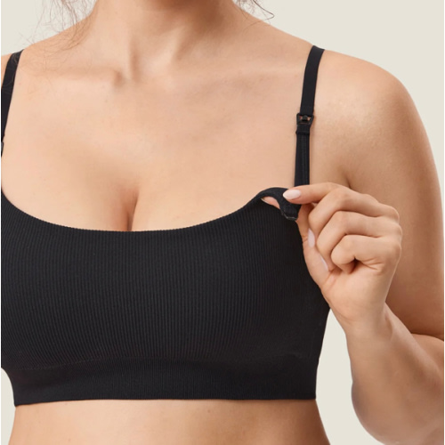 Ribbed Scoop Nursing Bralette