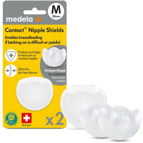 Medela Contact Nipple Shield 2 Pack, Medium Size