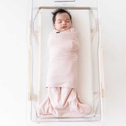 Sleep Bag Swaddler in Blush | Bamboo Sleep Bag | Kyte Baby