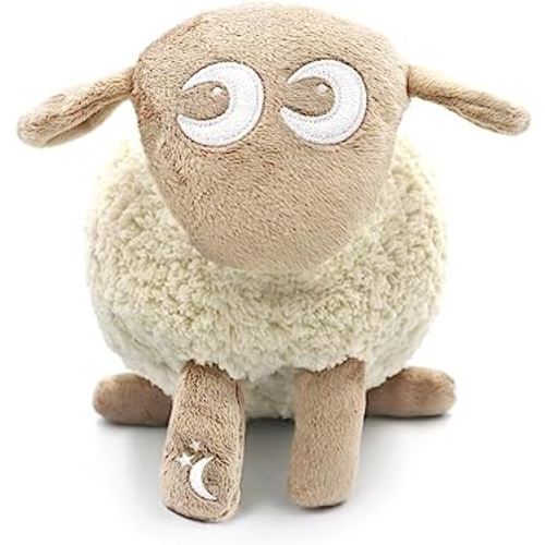 Ewan Deluxe with Shush, Beige | Baby & Toddler White Noise Sound Machine | Cry Activated Sensor & Nightlight | 5 Soothing Pink Noise Sounds | Auto-Off Timer | Lightweight & Portable