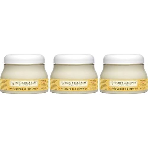 Burt's Bees Baby 100% Natural Origin Multipurpose Healing Ointment, Face & Body Baby Ointment 7.5 Ounce Tub - Pack of 3