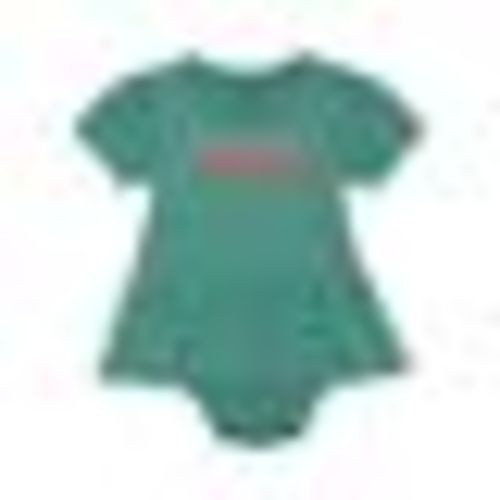 Wrangler Baby Girl's Short Sleeve Logo Skirted Bodysuit