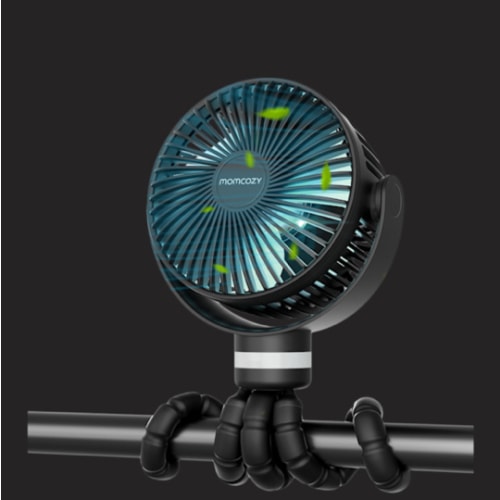 Momcozy USB Rechargeable Handheld Cooling Fan for Travel - Black | Babylist Shop