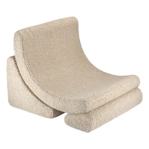 Wigiwama - Moon teddy armchair - Beige | Smallable