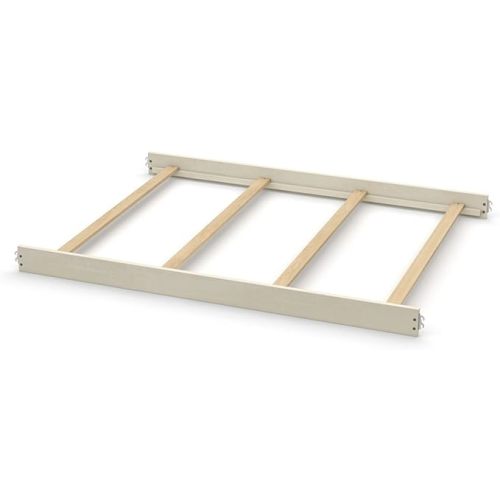 Full-Size Conversion Kit Bed Rails for Evolur Cribs - Solid Wood Crib Convertible Kit to Kids Bed - Transitional Style Rails & Easy-to-Install Child Essentials for Safety (Frost White Pearl)