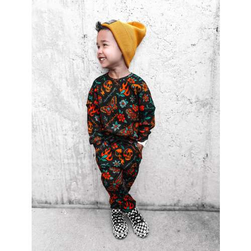 Organic Ribbed Set in Inkworks