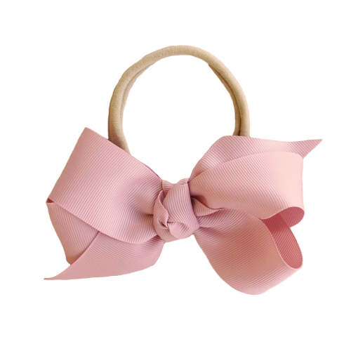 Ribbon Bow Headband | Vintage Rose