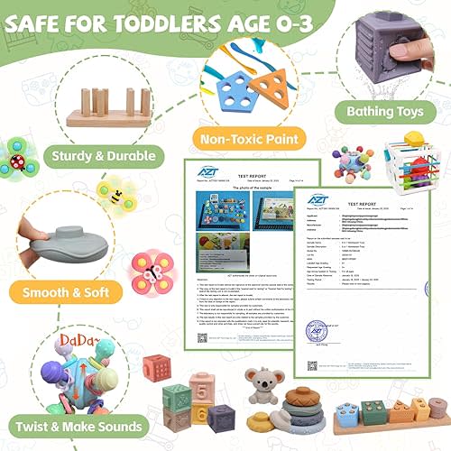 6-in-1 Montessori Baby Toys