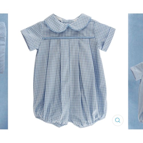 Blue Check - Dressy Bubble Short