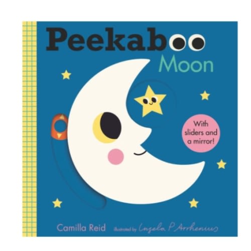 Peekaboo: Moon: (An Interactive Board Book for Babies & Toddlers with Mirror & Sliders to Push, Pull, or Turn. Cute Artwork Includes a Clock, Light, Teddy Bear, & More.) by Camilla Reid, Ingela P. Arrhenius, Board Book | Barnes & Noble®