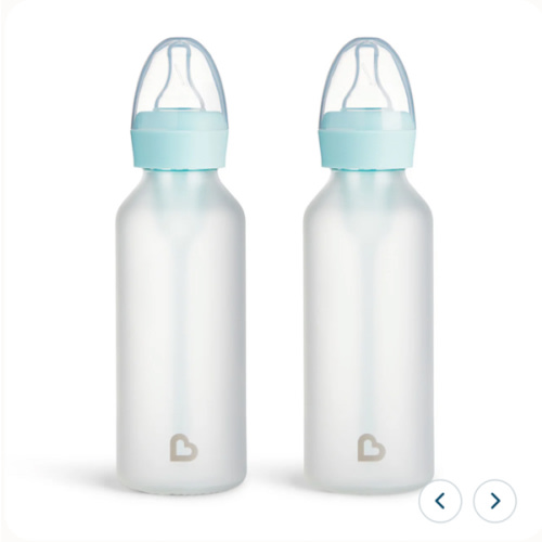 Bond® Silicone Glass Bottle 4oz or 8oz, 2pk | Munchkin