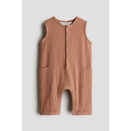 COTTON MUSLIN ROMPER SUIT