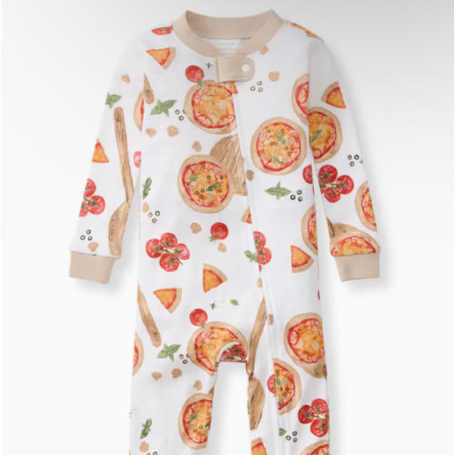 Brick Oven Pizza Organic Cotton Sleeper – Burt's Bees Baby