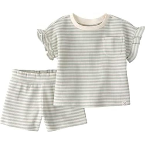 little planet by carter's Baby Girls' 2-piece Shorts Set Made With Organic Cotton