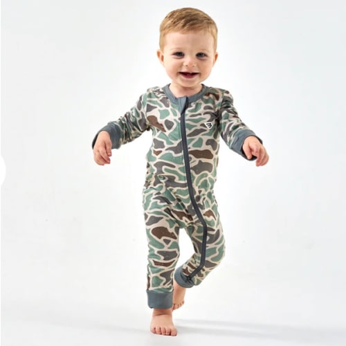 Baby Zip Up - Retro Duck Camo – BURLEBO