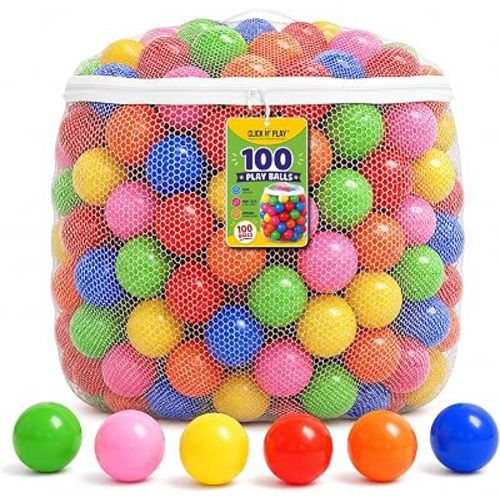 Ball Pit Balls, Bright & Pastel Multicolor Plastic Balls For Kids