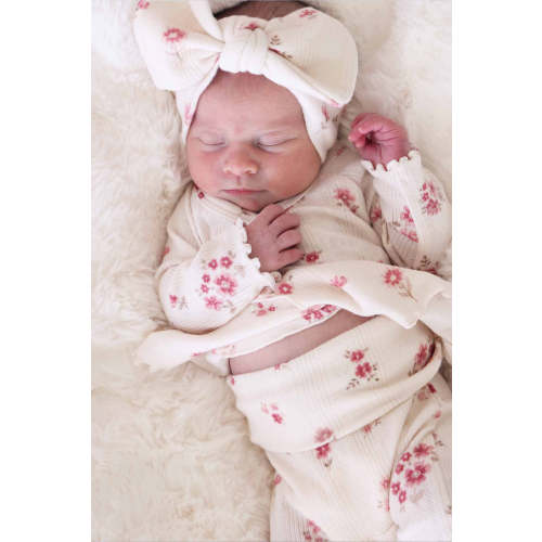 2pc Pointelle Crossover Top & Bottom | Precious Posies