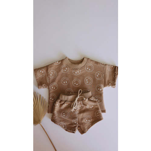 Just Smile Tan | Short Set