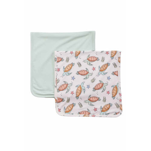 2pc Burp Cloth Set | Turtley Rad