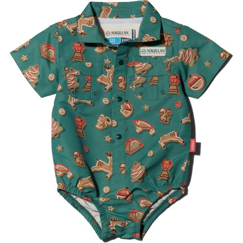 Magellan Outdoors Infant Boys' Laguna Madre Holiday Cookies Onesie