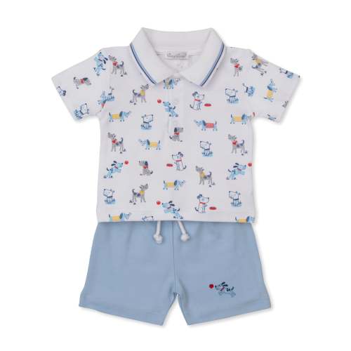 Puppy Patch Bermuda Set