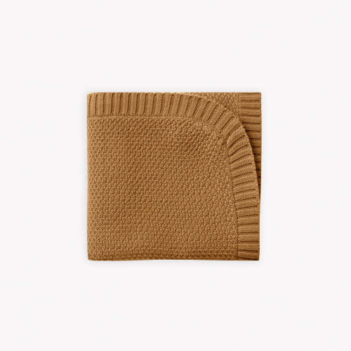 Chunky Knit Blanket | Walnut– Hazel & Fawn