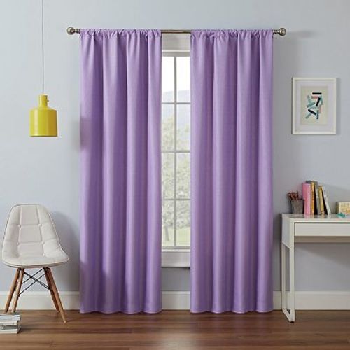 eclipse Kids Kendall Single Curtain Blackout 1-Panel Window Curtain